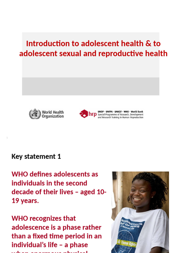 Introduction Adolescence Health | PDF | Adolescence | Violence