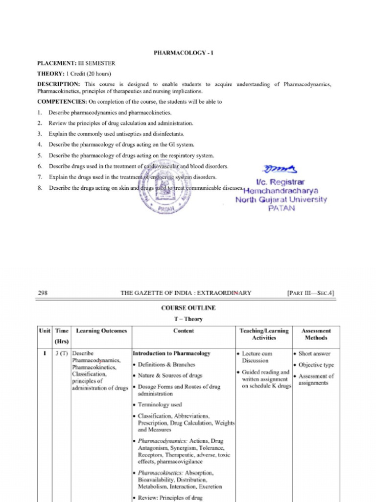 Syllabus Sem 4 | PDF