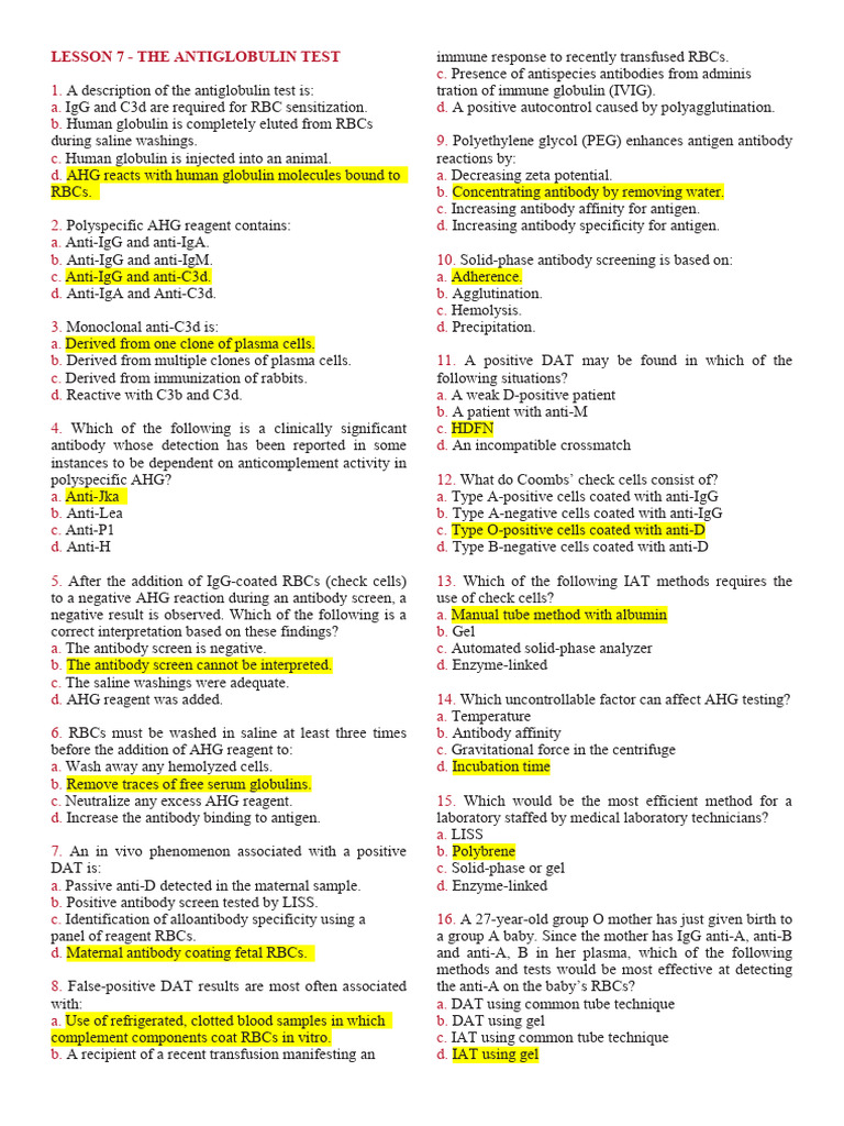 Midterms - Blood Bank Review | PDF | Blood Type | Blood