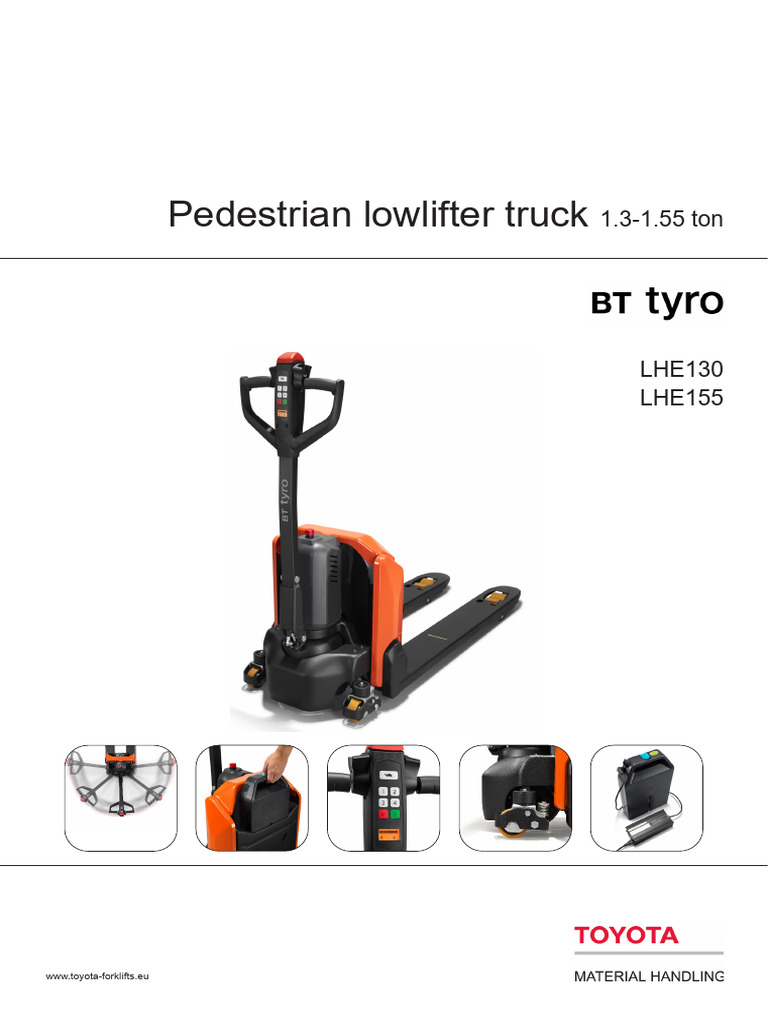 BT Tyro LHE130/LHE155 Manual | PDF | Axle | Truck