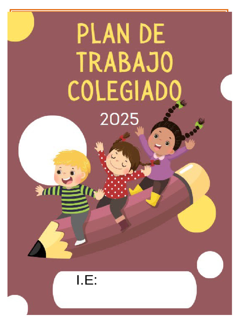 Plan de Trabajo Colegiado 2025 | PDF | Evaluación | Enseñando