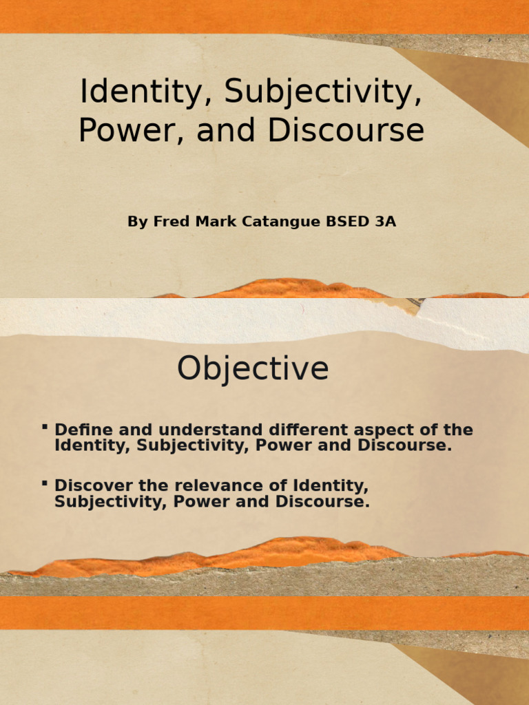 Understanding Identity and Discourse | PDF | Discourse | Communication