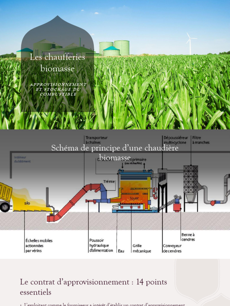 Stockage et Approvisionnement Biomasse | PDF | Chaudière | Piston