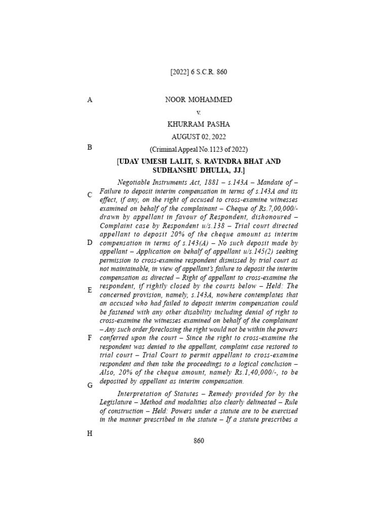 NI ACT 138a Judgements | PDF | Appeal | Criminal Procedure In South Africa
