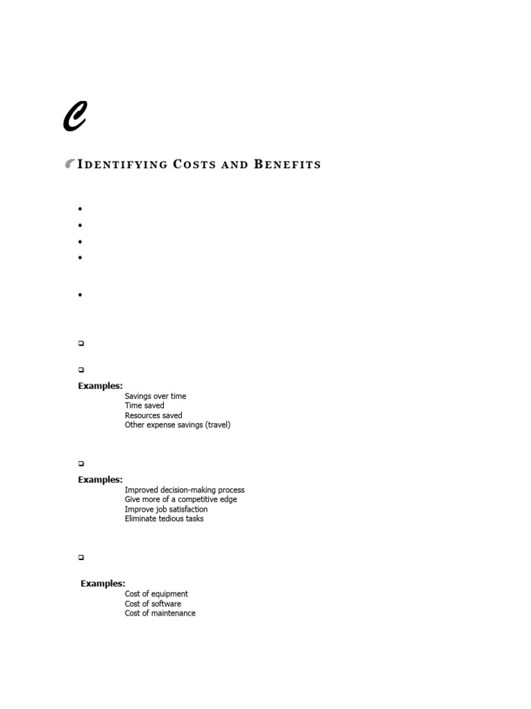 Cost-Benefit Analysis in System Design | PDF | Economies | Business