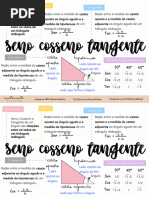 Seno, Cosseno e Tangente. Explicação Completa | PDF | Trigonometria ...