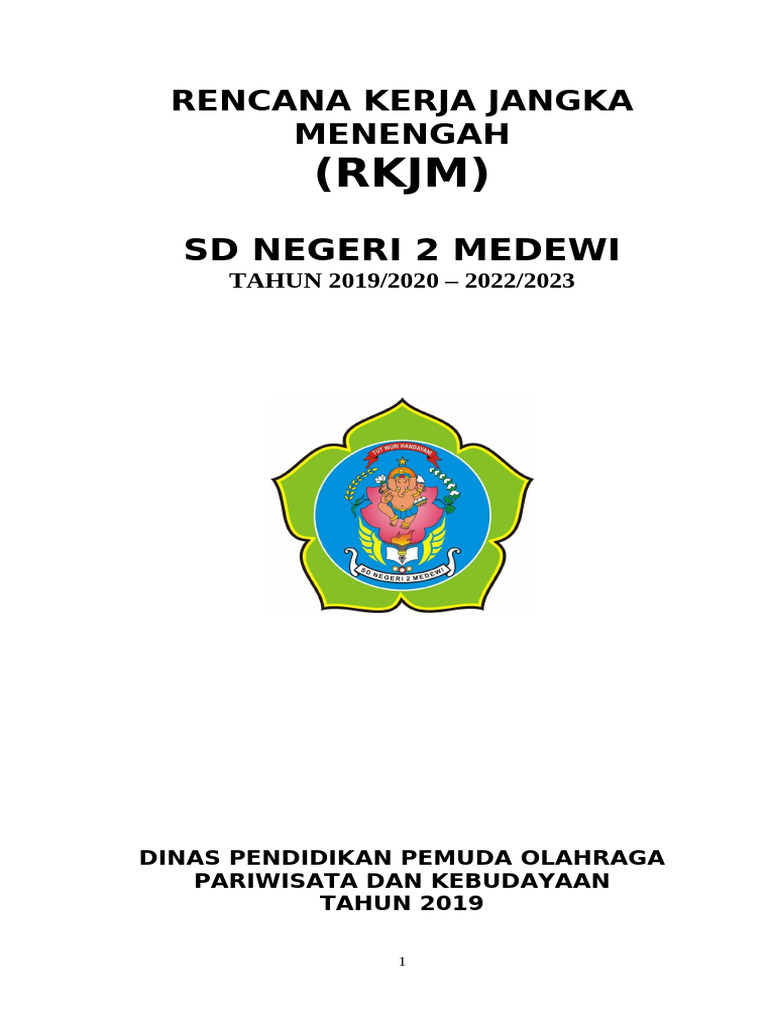 RKJM SD Negeri 2 Medewi 2019-2023 | PDF