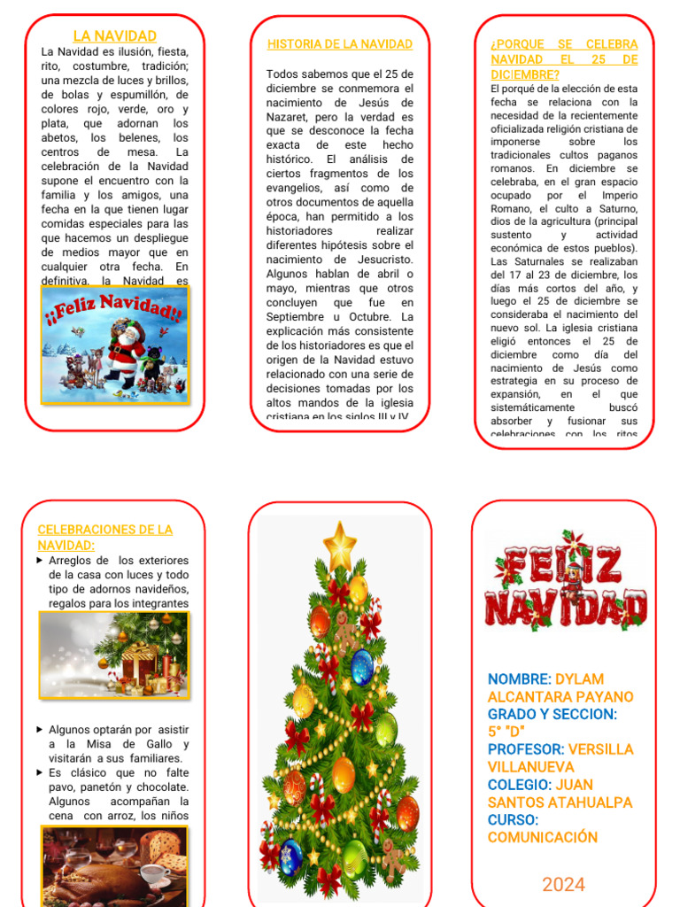 Historia y Celebraciones de la Navidad | PDF | Navidad | Natividad De Jesus