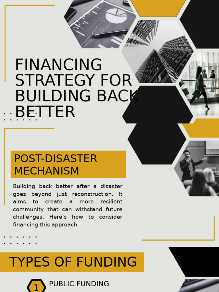Financing Strategies For Build Back Better | PDF | Climate Resilience ...