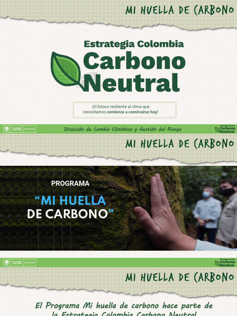 Programa Mi Huella de Carbono | PDF | Gases de efecto invernadero ...