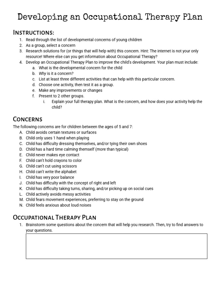 OT CCA Assignment | PDF