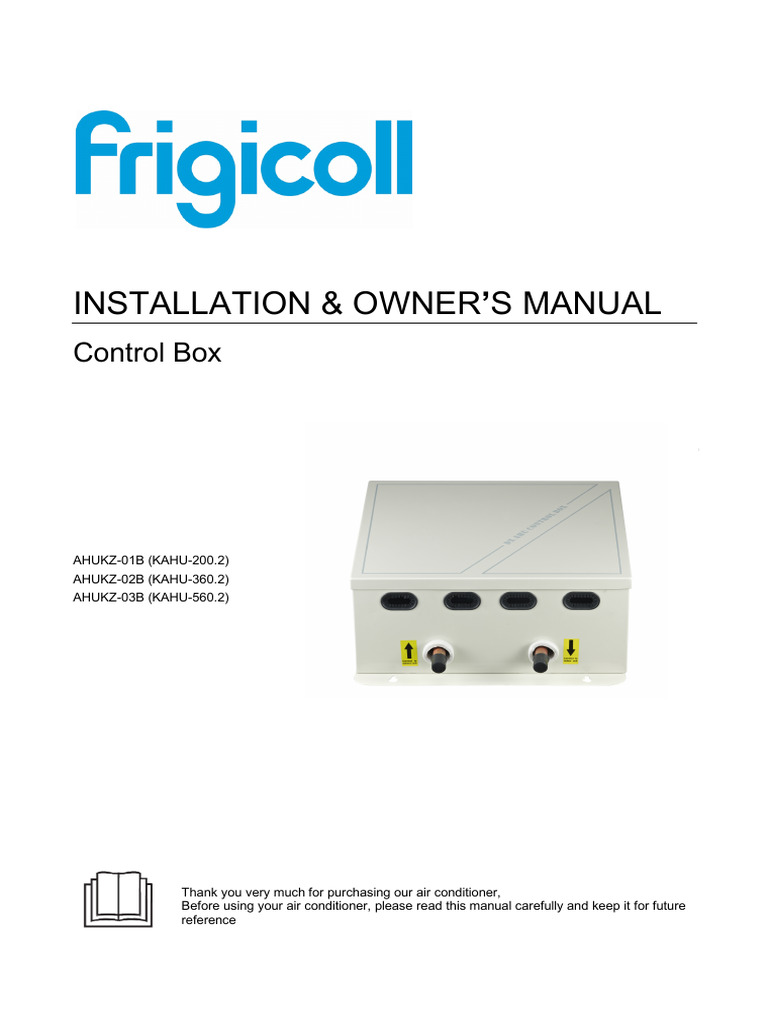 AHU Control Panel Installation Guide | PDF | Electrical Wiring | Leak