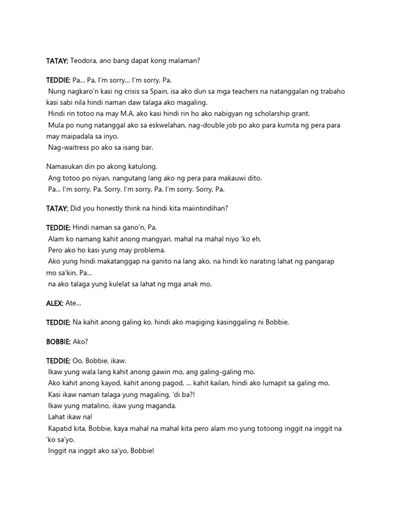 Fours Sisters and A Wedding Script | PDF