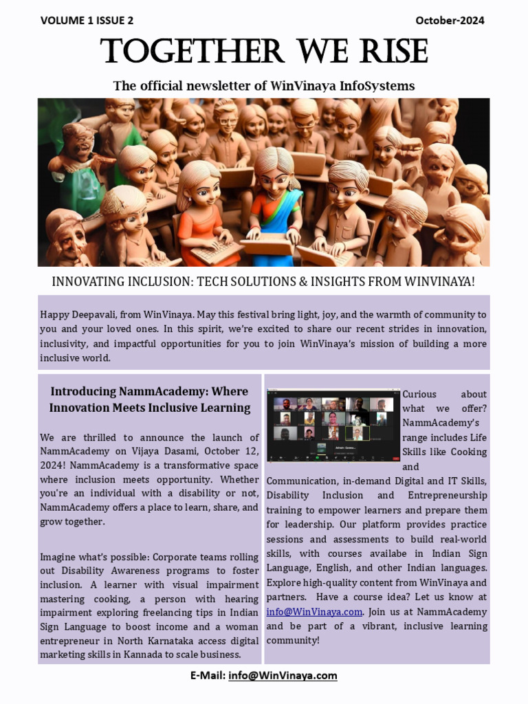 WVIS Newsletter Oct 2024 | PDF | Accessibility | Usability