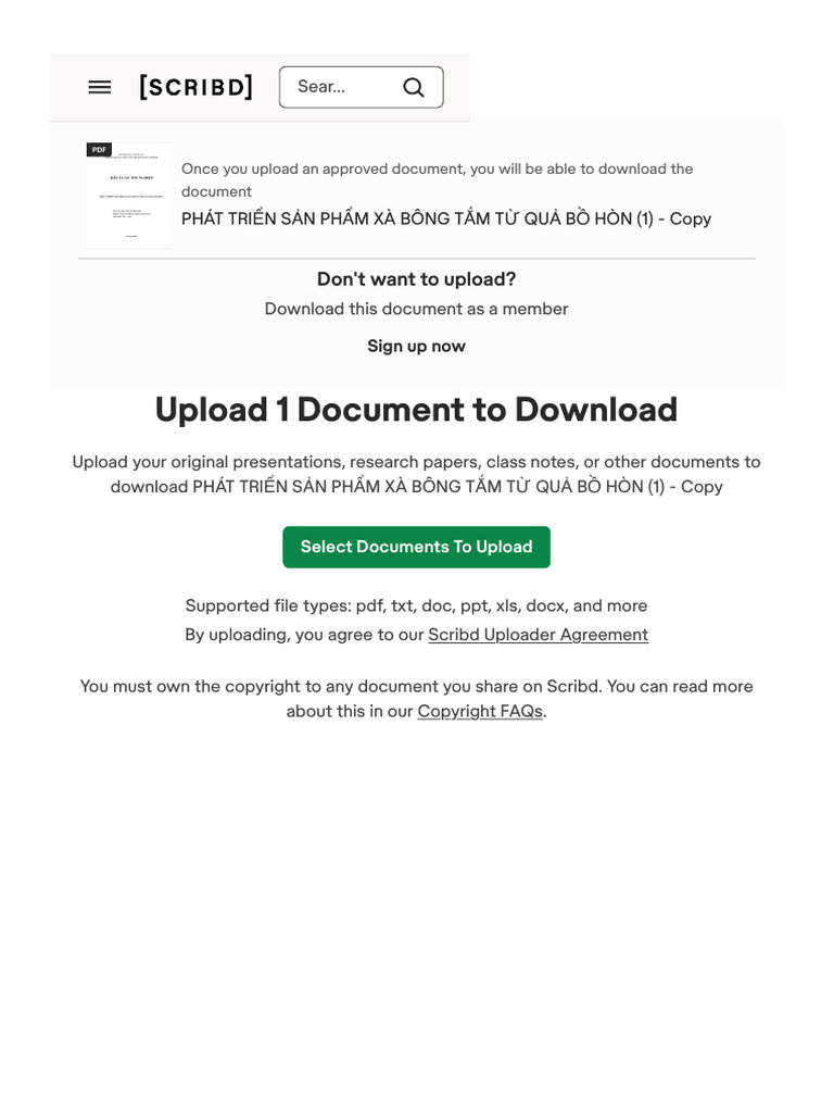 Upload A Document - Scribd | PDF | Scribd | Computing