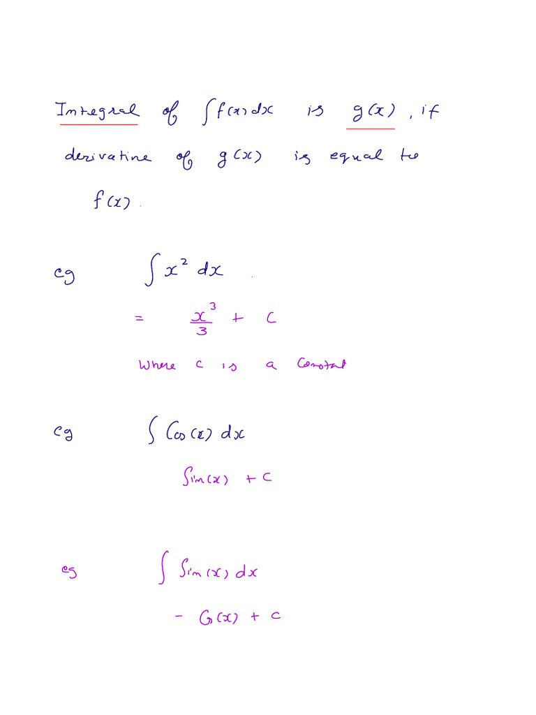 Integration Lec 1 Pdf