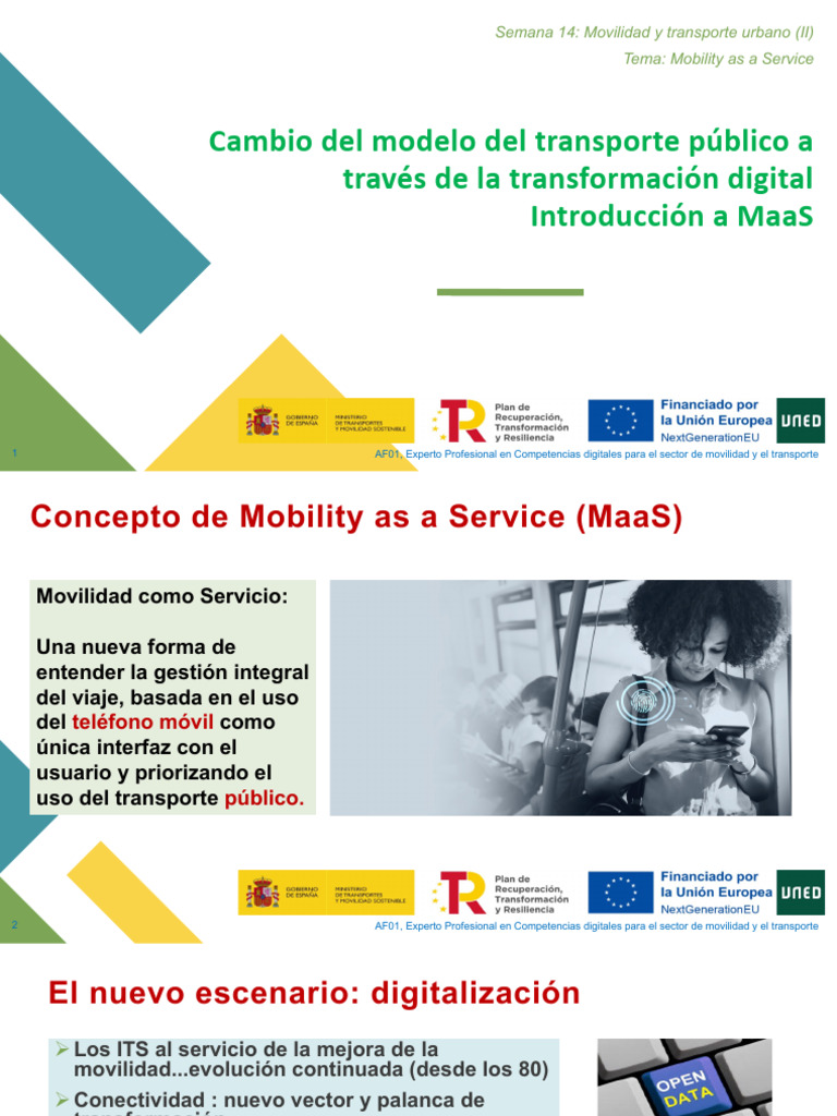 Introducción a MaaS en Transporte Público | PDF | Transporte ...