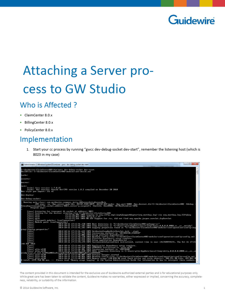 Debugging Guide for GW Studio Setup | PDF | Computing | Computer ...