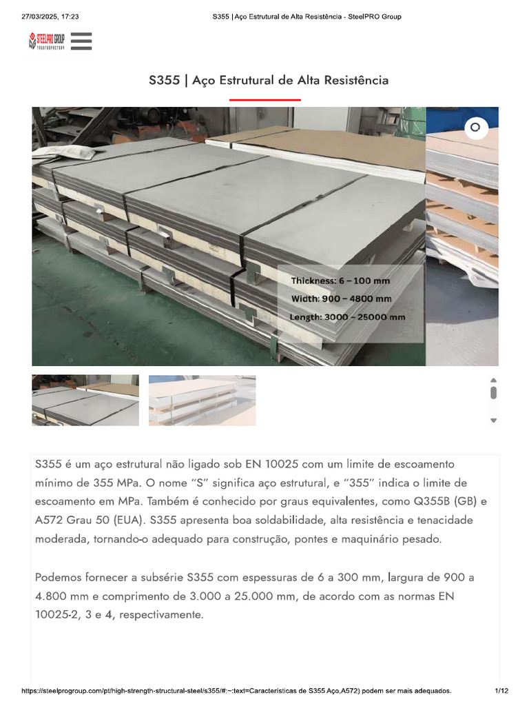 Aço S 355 MC | PDF