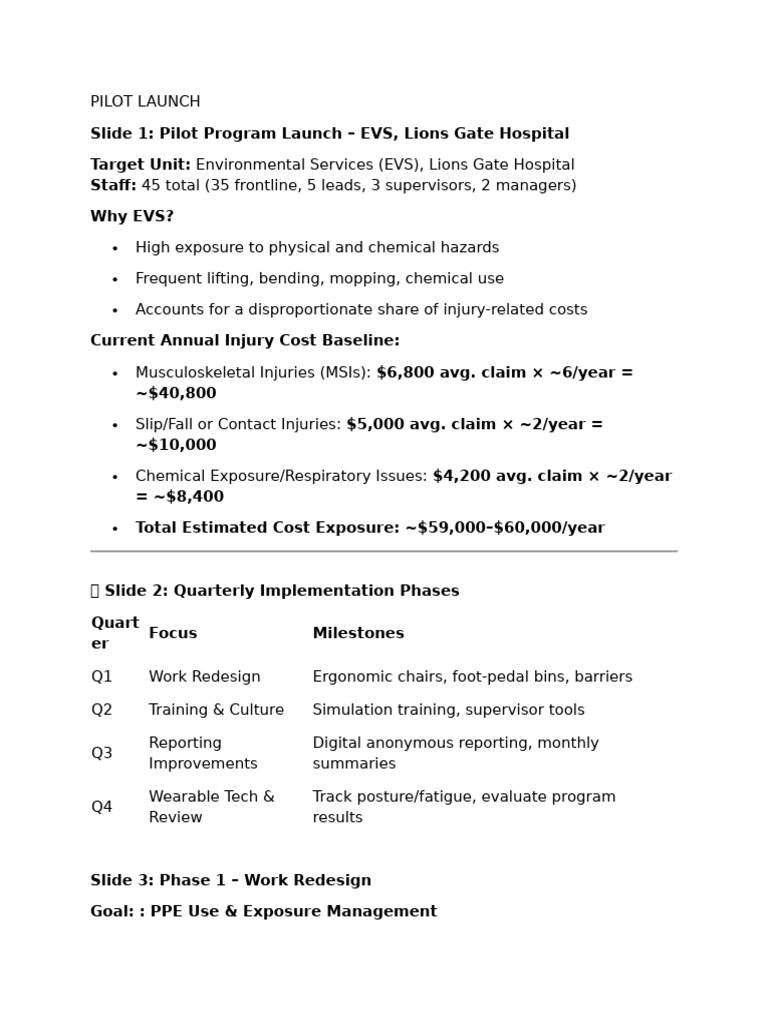 Pilot Launch Edited Version | PDF | Personal Protective Equipment | Safety