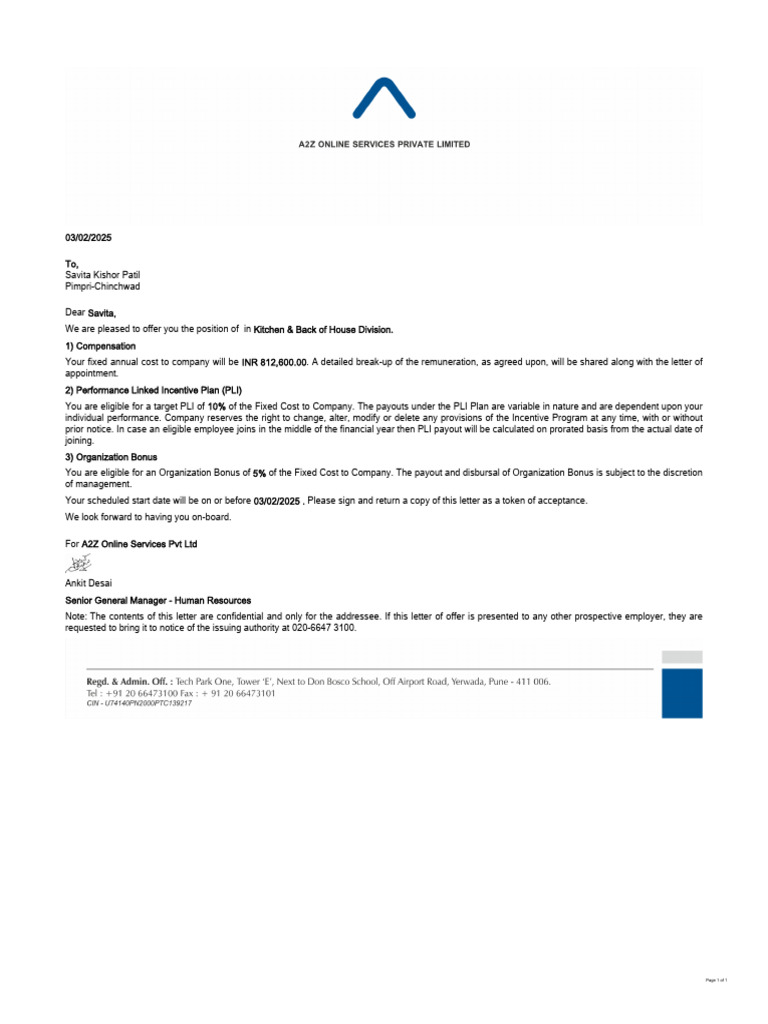 OfferLetter (3) | PDF