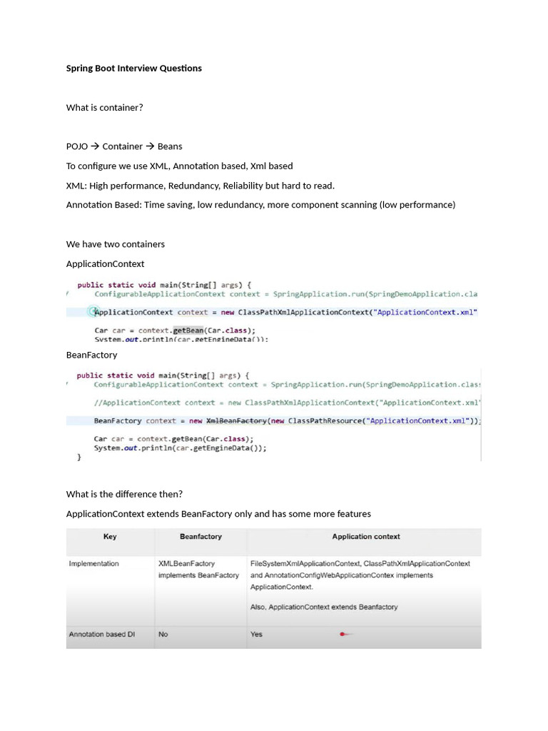 Spring Boot Interview Questions 2 | PDF