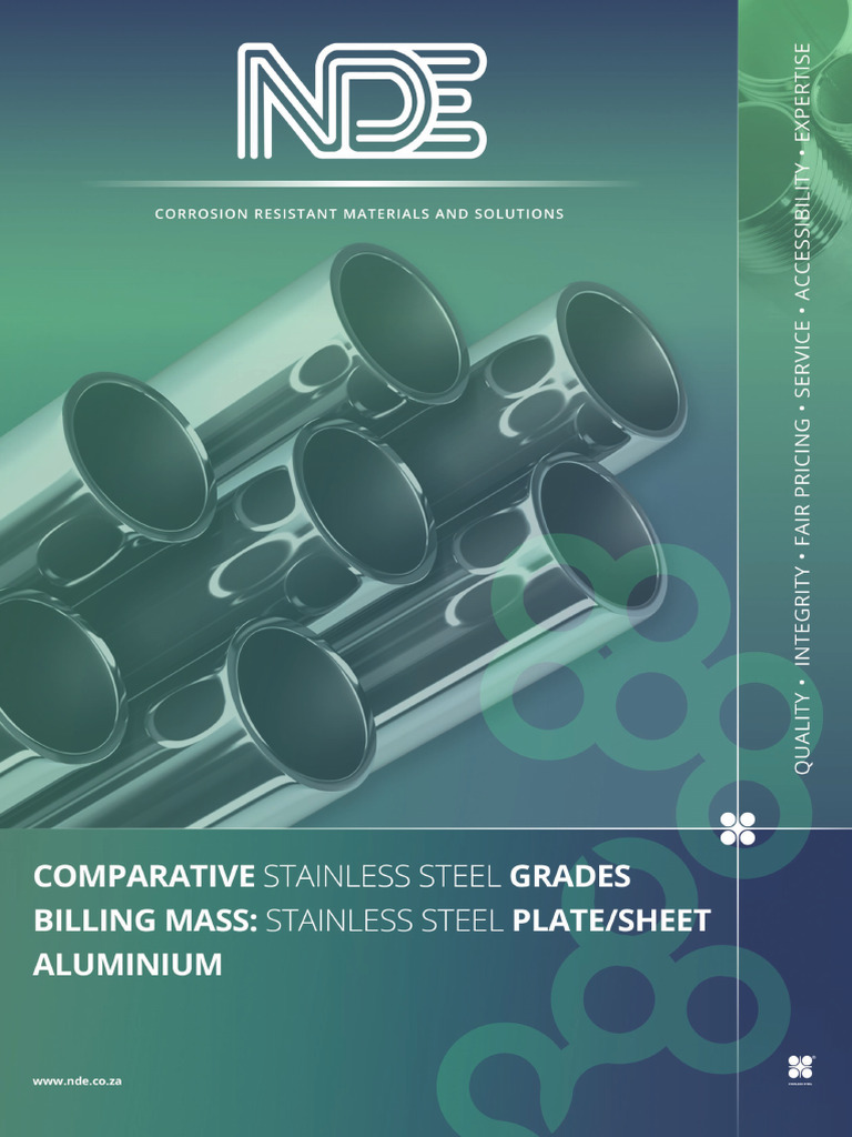 Comparative Stainless Steel Grades | PDF