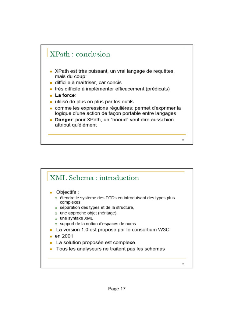 Introduction à XML Schema et XSD | PDF | XML | XPath