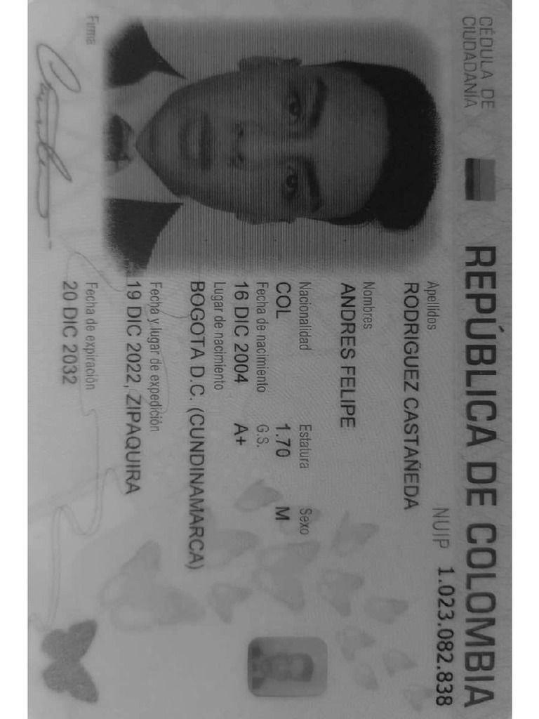 Copia Cedula | PDF