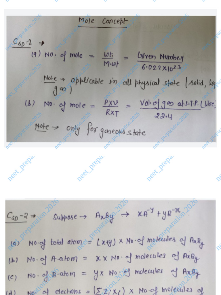 Short Notes | PDF