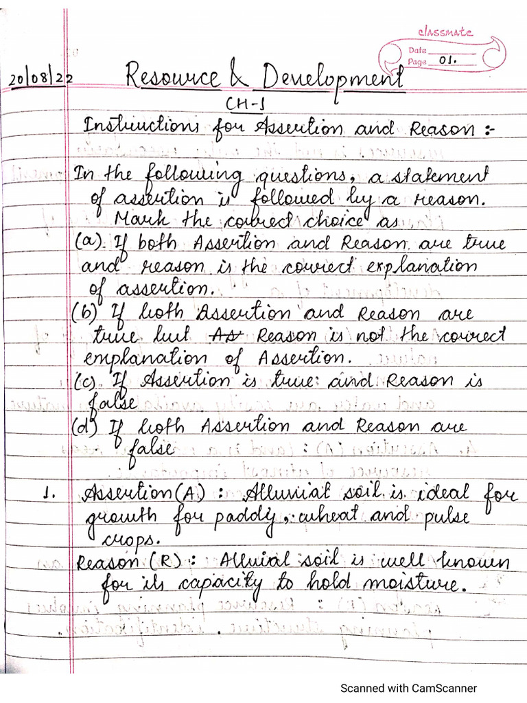 Assertion Reason Based Questions | PDF