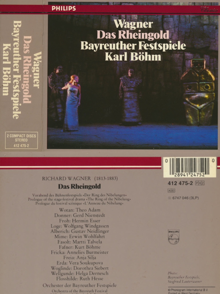 CD Wagner Das Rheingold Bayreuther Festspiele Karl Bohm Kopie | PDF