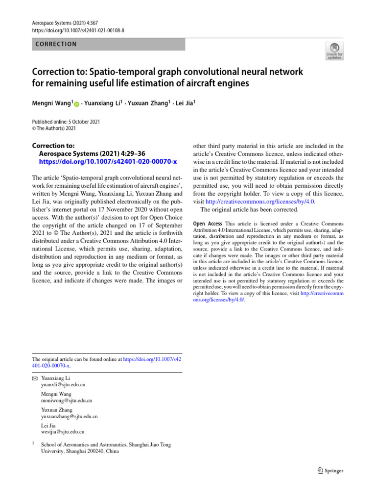 Correction To Spatio-Temporal Graph Convolutional Neural Network For ...