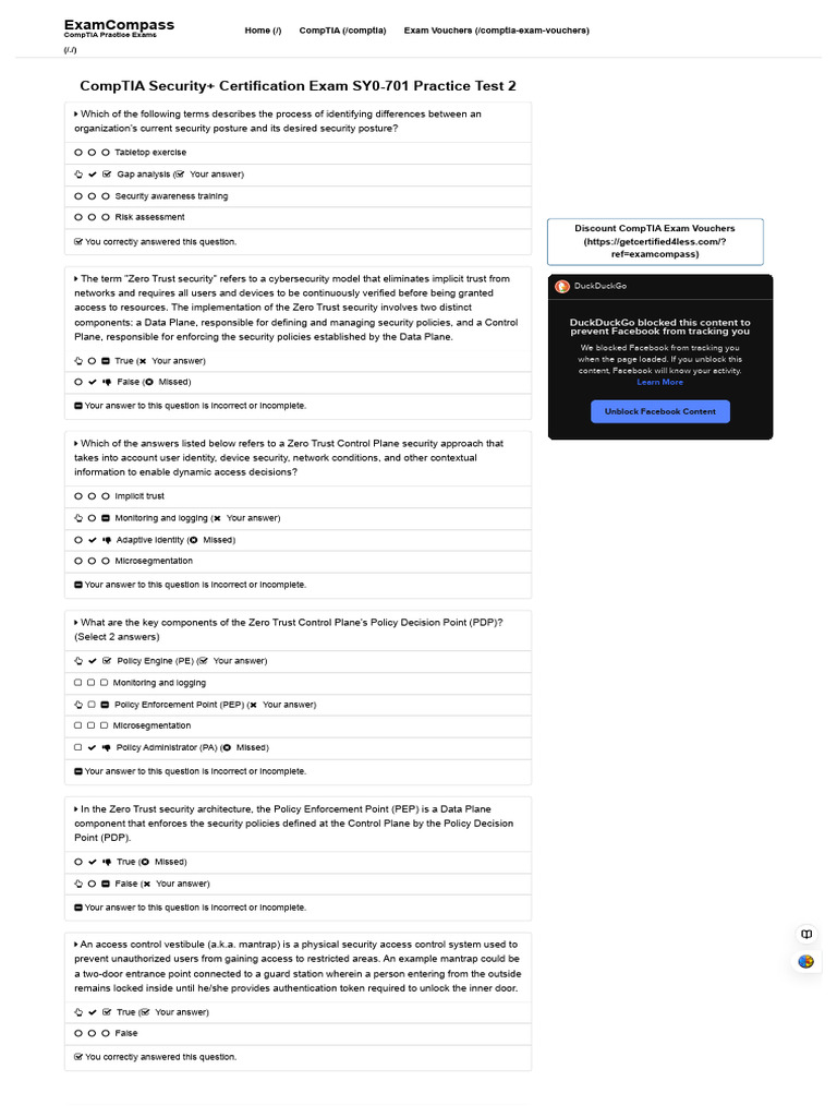CompTIA Security+ Exam Insights | PDF | Key (Cryptography) | Security