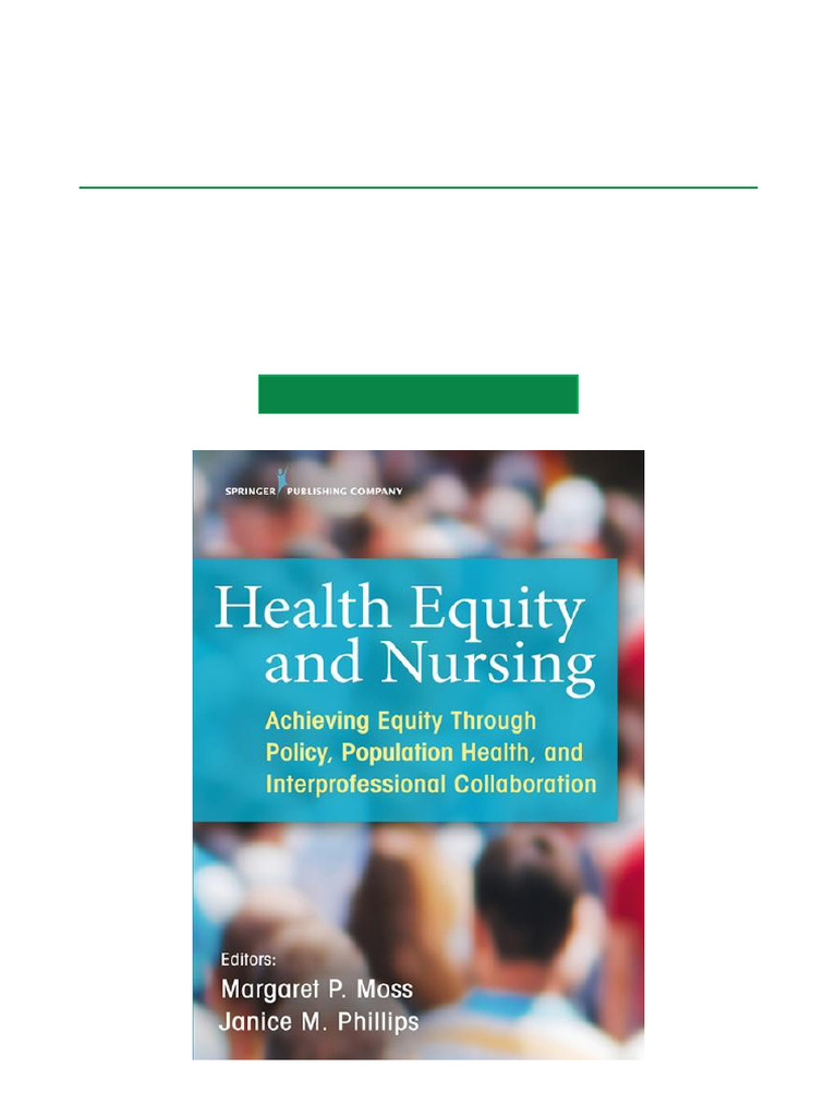 Health Equity in Nursing Practice | PDF | Health Equity | Social Programs