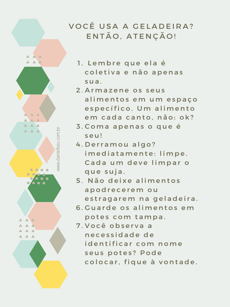 Cuidados Essenciais com a Geladeira | PDF