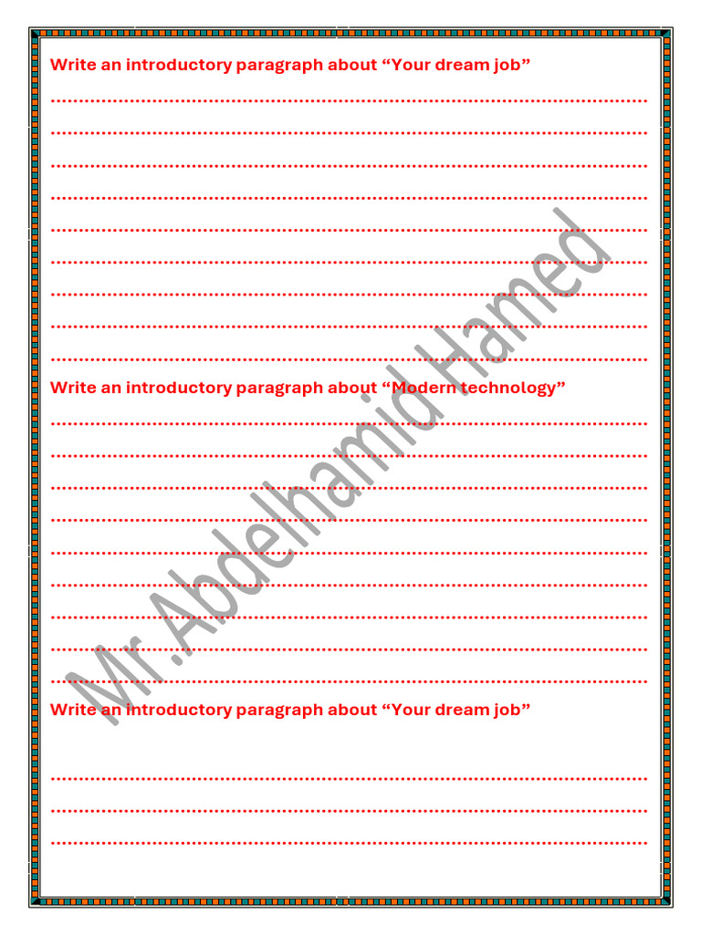 Introductory and Concluding Paragraphs | PDF