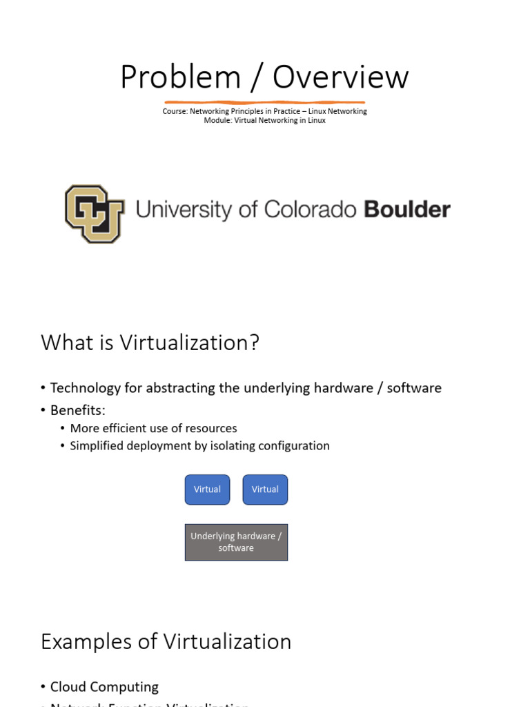 Linux Virtual Networking Overview | PDF | Operating System | Kernel ...