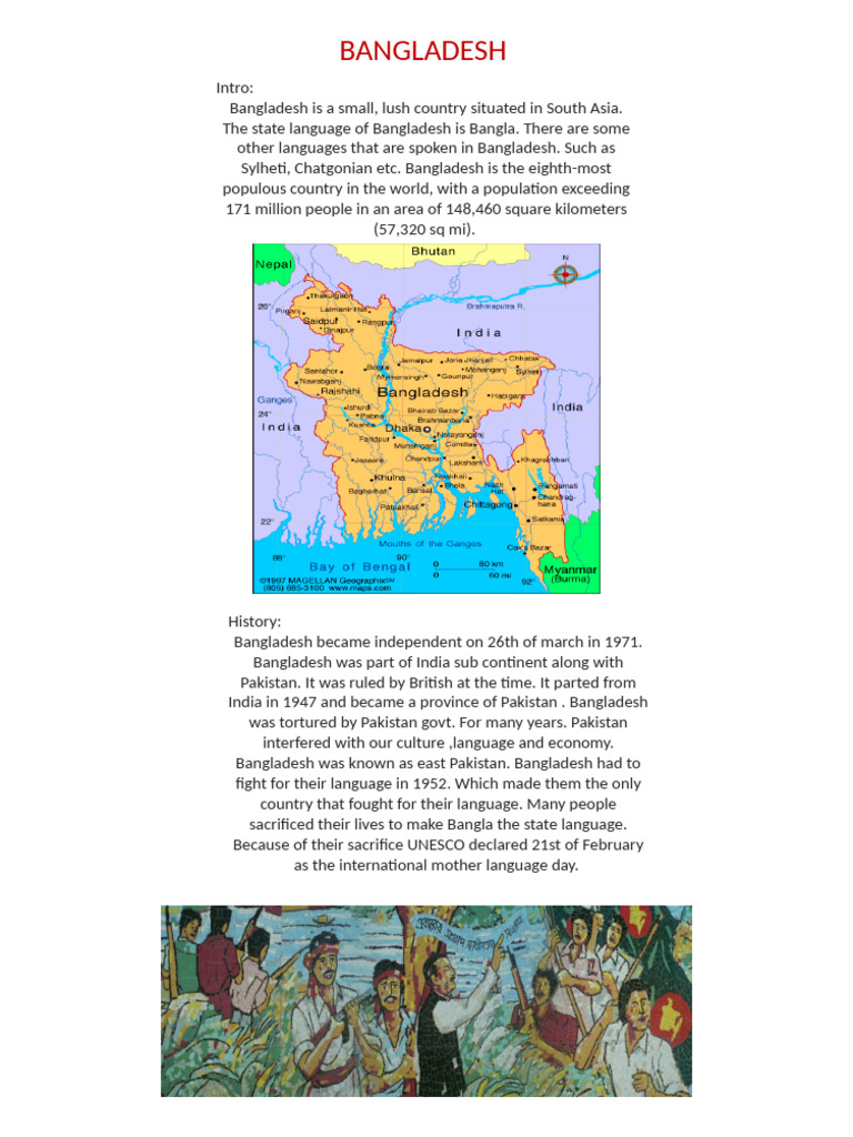 Overview of Bangladesh: Culture and History | PDF | Bangladesh | Bengal