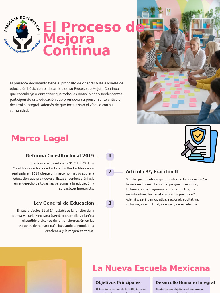 Proceso de Mejora Continua | PDF | Evaluación | Enseñando