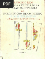 Rico, Francisco - Historia y Crítica de La Literatura Española ...