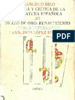 rico, francisco - historia y crítica de la literatura española - tomo ii-1 (siglos de oro, renacimiento)