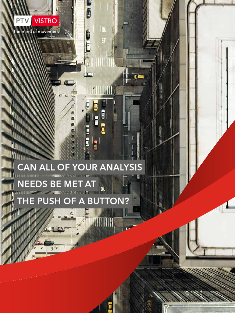 En-US PTV Vistro Brochure | PDF | Traffic | Simulation