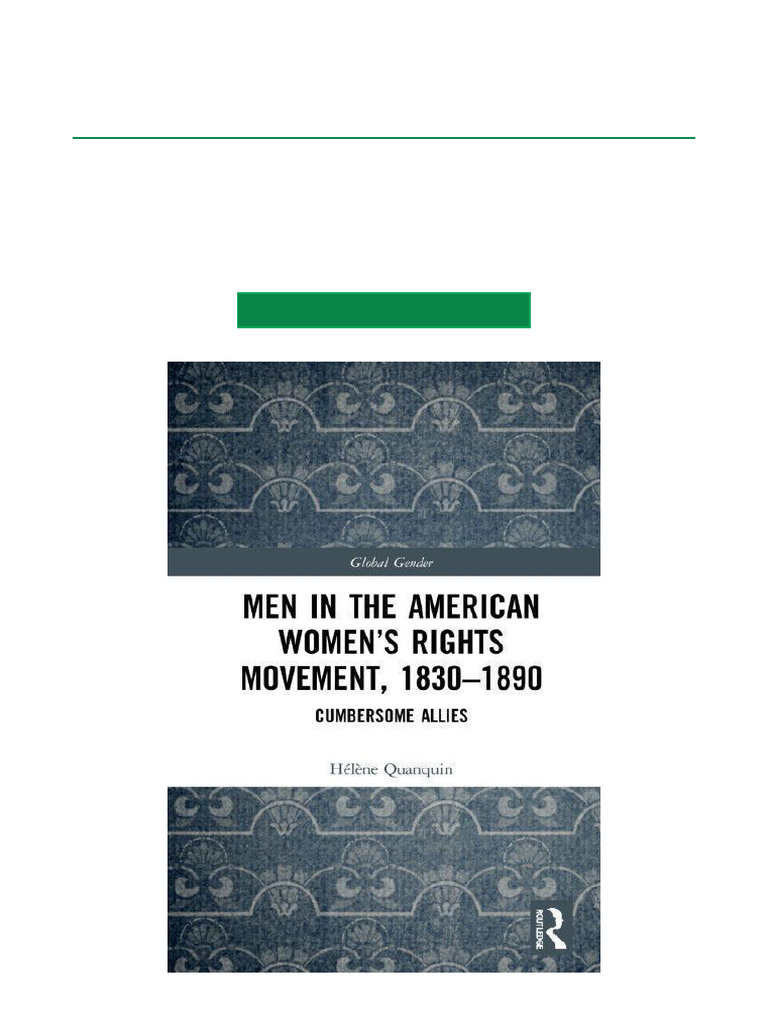 Men in American Women's Rights Movement | PDF | Feminism | Gender Studies