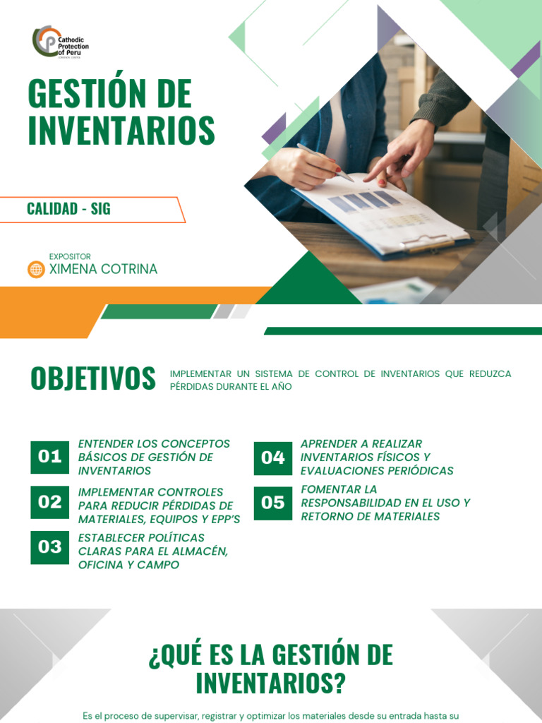 Gestión de Inventarios | PDF