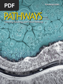 Pathways Third Edition Foundations Listening, Speaking, And Critical Thinking - Student's Book - Sample
