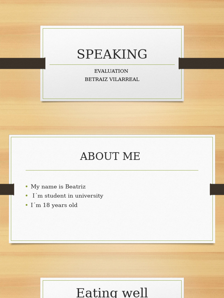 Speaking | PDF