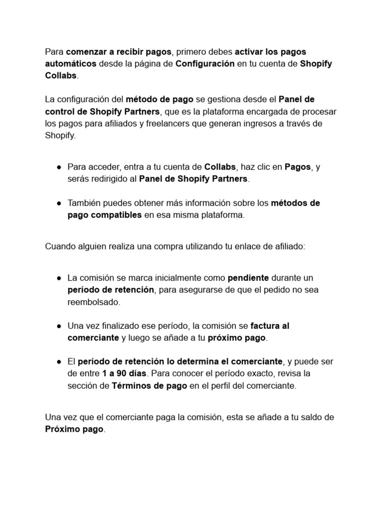 Shopify Collabs Terms and Conditions | PDF
