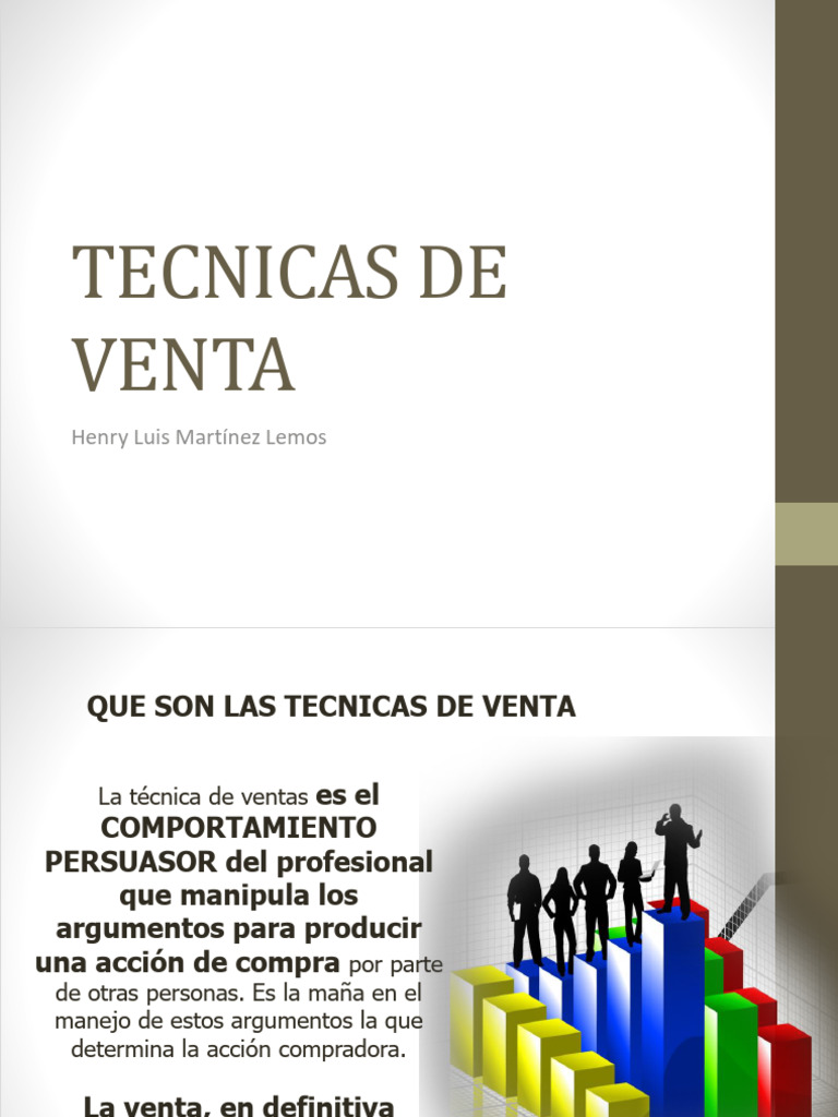 Tecnicas de Ventas y Objeciones | PDF | Cliente