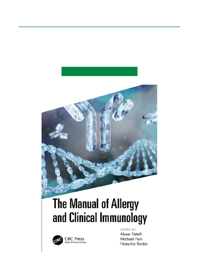 Manual of Allergy &amp; Clinical Immunology | PDF | Allergy | Doctor Of Medicine